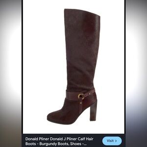 Donald Pliner Garnet Calf Hair Boots - 9
